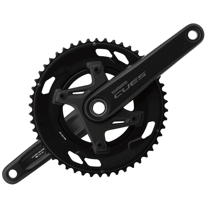 Volante Shimano CUES FC-U6030-2 50/34 172.5mm. Negro 1