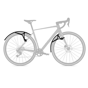 Juego de Tapabarros Gravel Zefal Shield G50 Adaptable