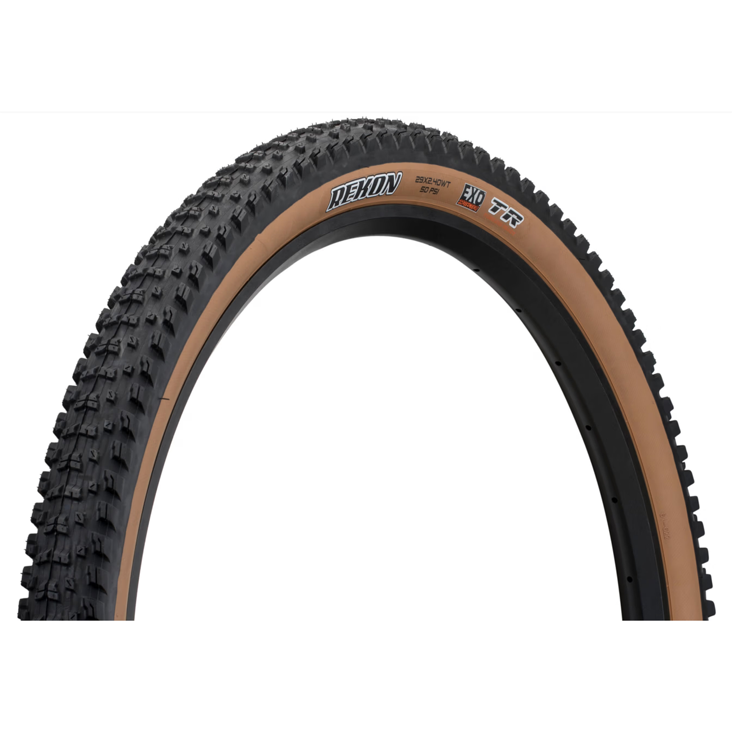 Neumático Maxxis Rekon Dual EXO WT TR 29×2.40 Tanwall 1