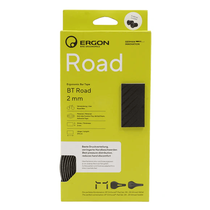 Cinta de Manubrio Ergon Road BT 2mm Black 2