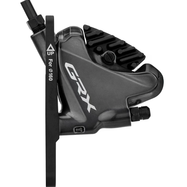Cáliper Shimano GRX BR-RX810 Flat Mount con pastillas Ice Tech  2