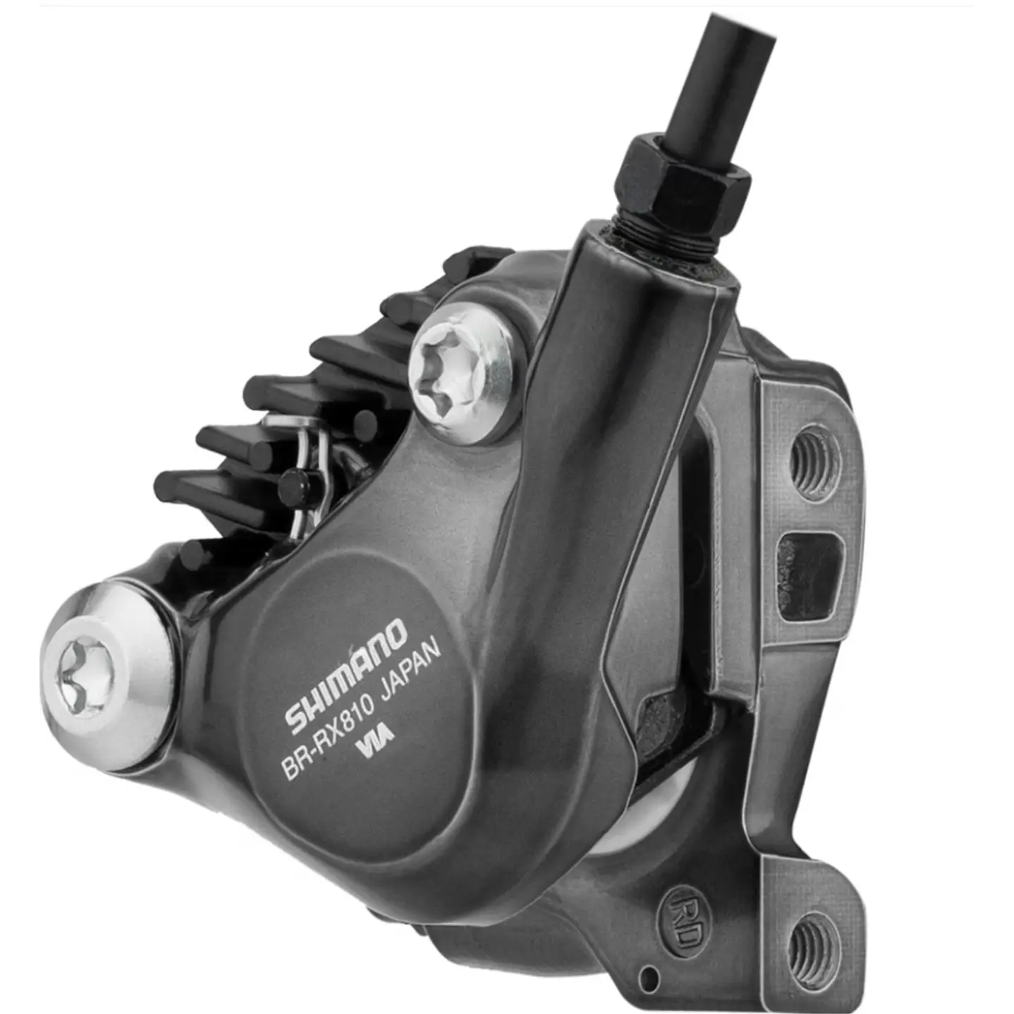 Cáliper Shimano GRX BR-RX810 Flat Mount con pastillas Ice Tech  3