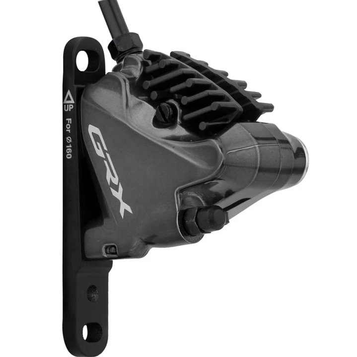 Cáliper Shimano GRX BR-RX810 Flat Mount con pastillas Ice Tech  4