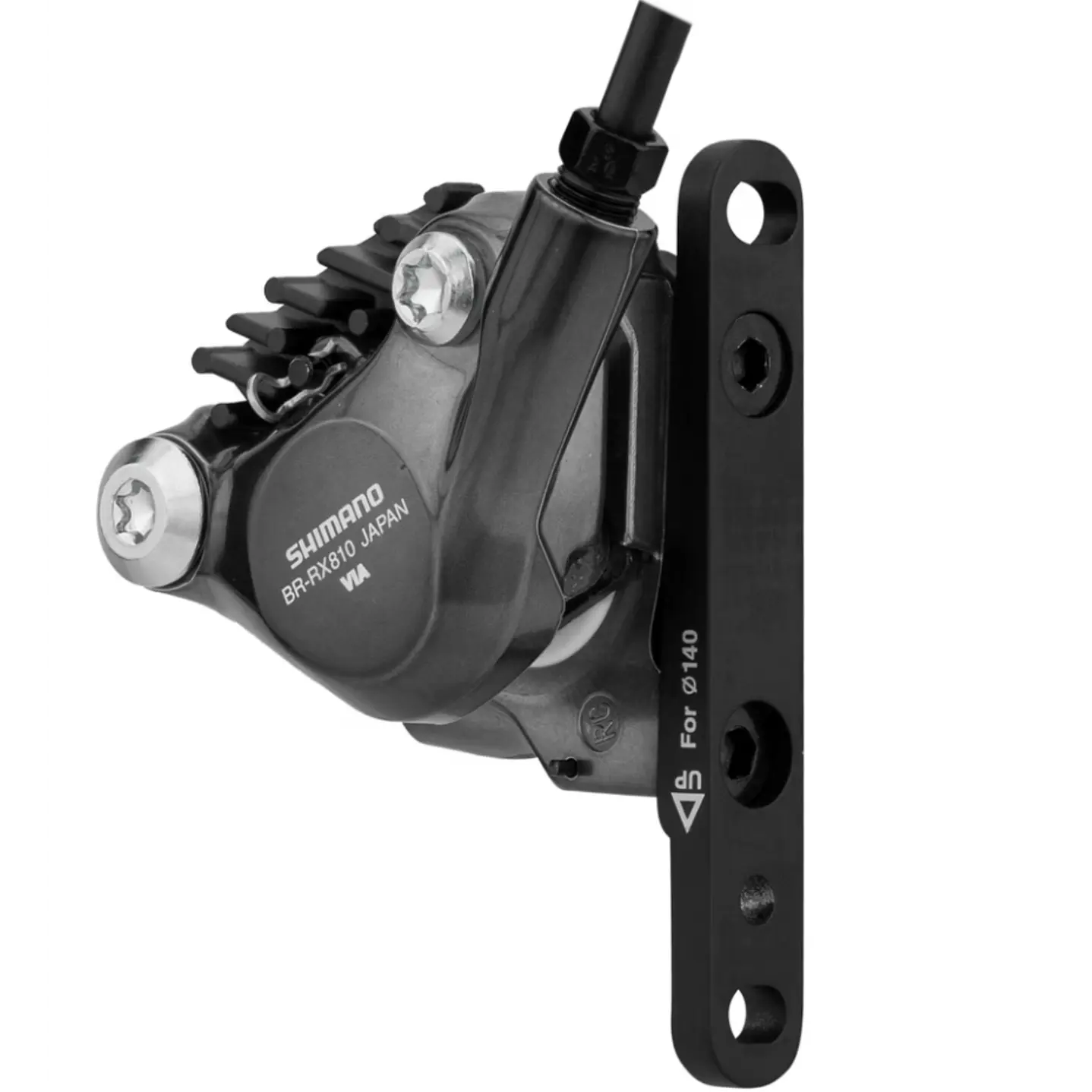 Cáliper Shimano GRX BR-RX810 Flat Mount con pastillas Ice Tech  5