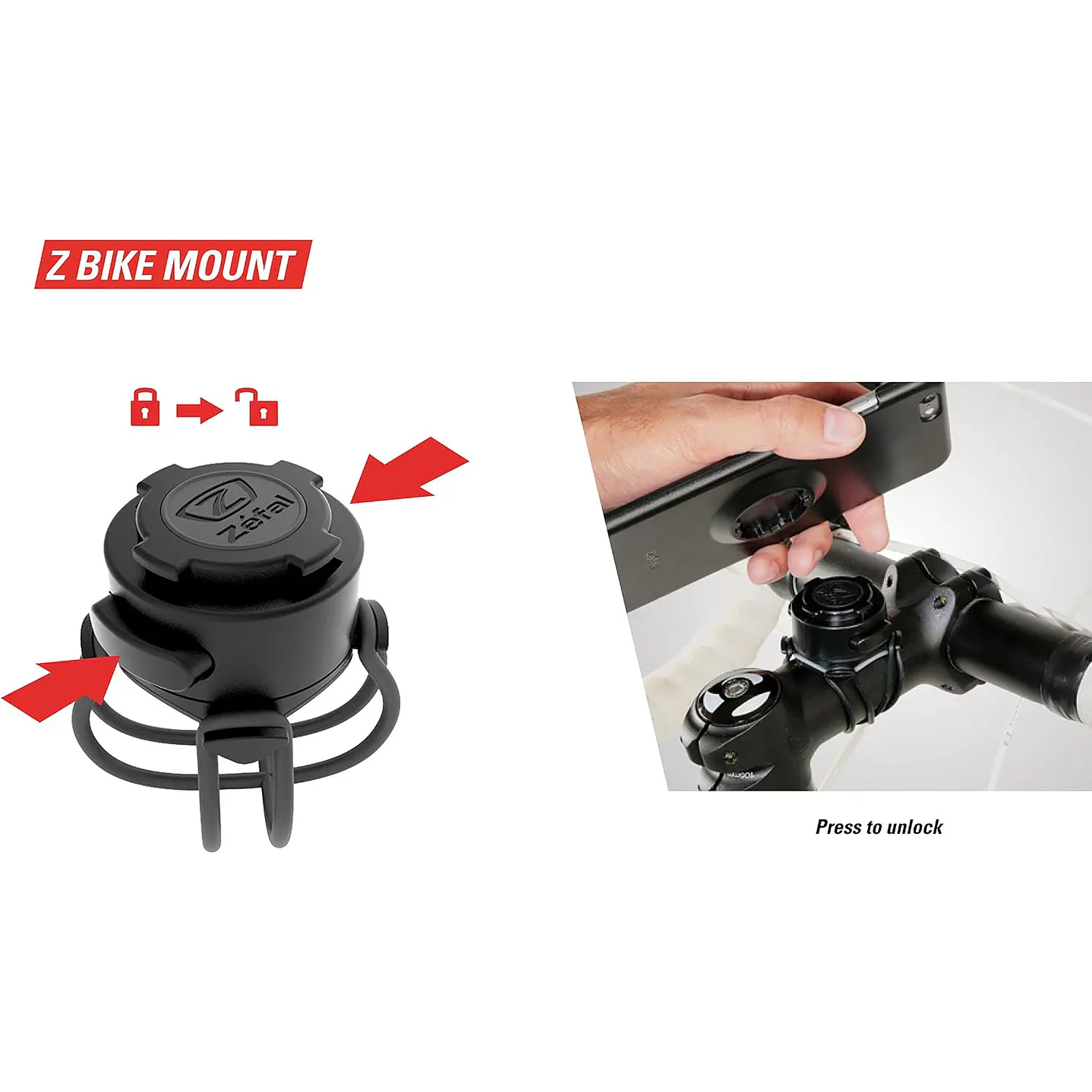 Kit Soporte de Smartphone Zefal Modelo Universal Phone Adapter 8