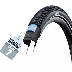 Neumático Schwalbe Marathon Plus Tour SmartGuard ADDIX Green 700x38C