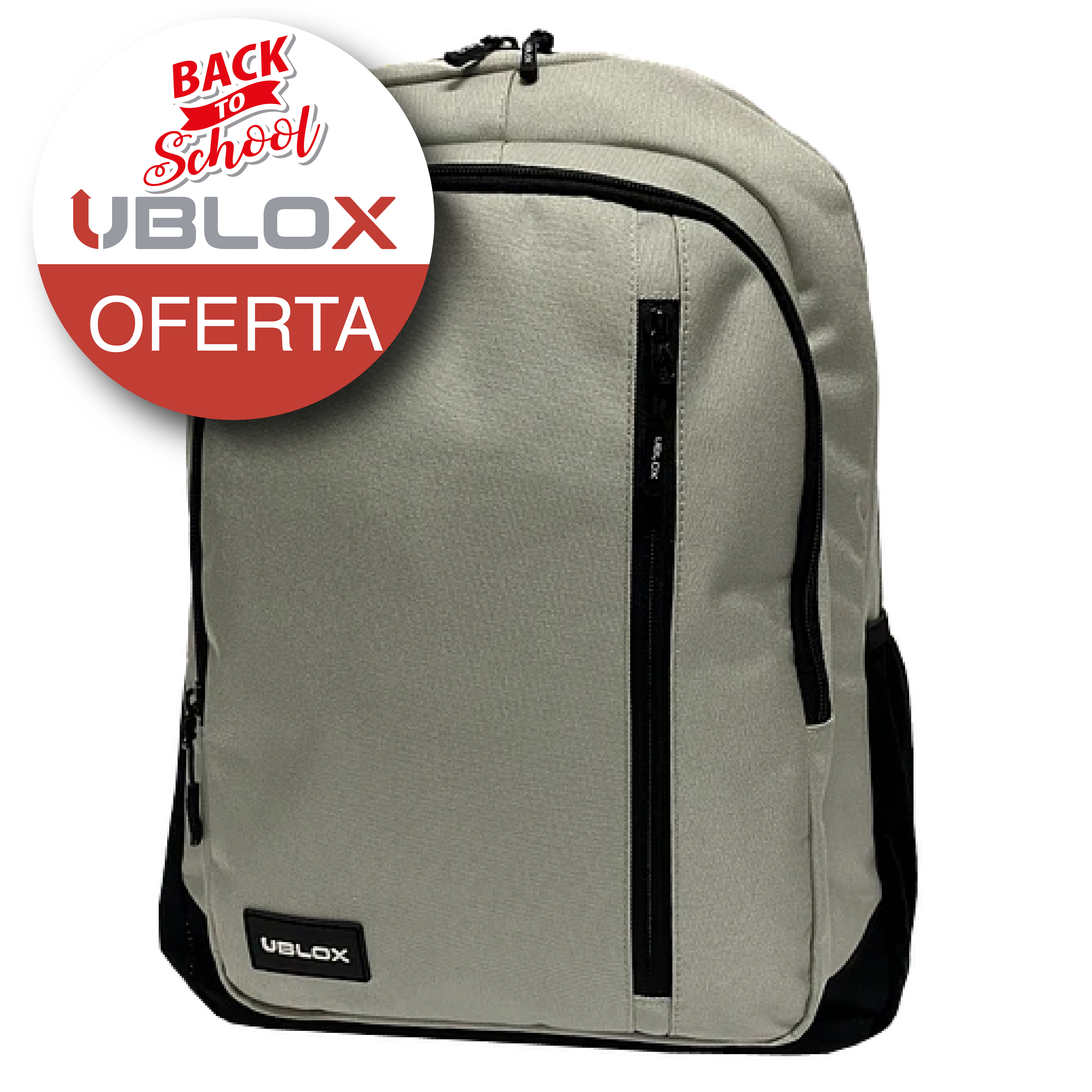 Mochila para Notebook 15.6" UBLOX Ventura Gris