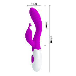 Vibrador con estimulador Hyman