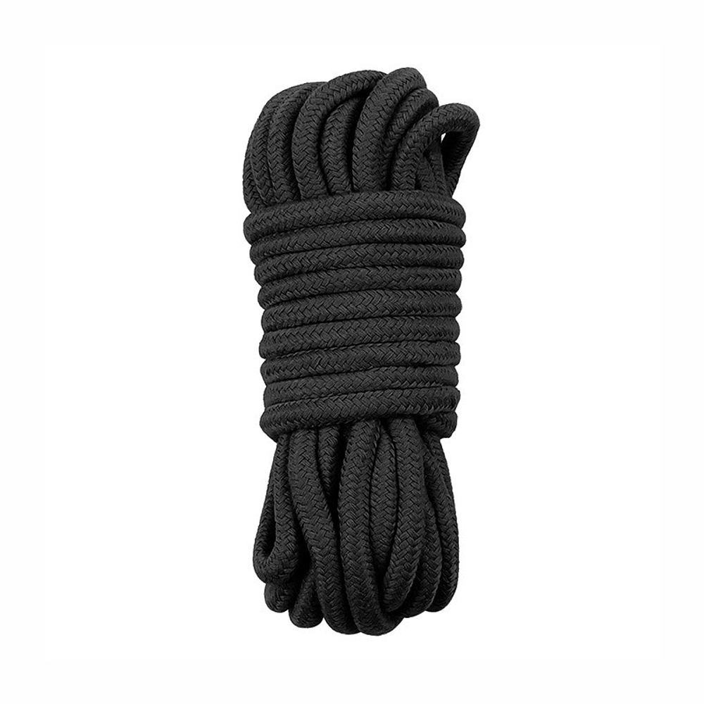 CUERDA BONDAGE ALGODÓN 10 MT NEGRO