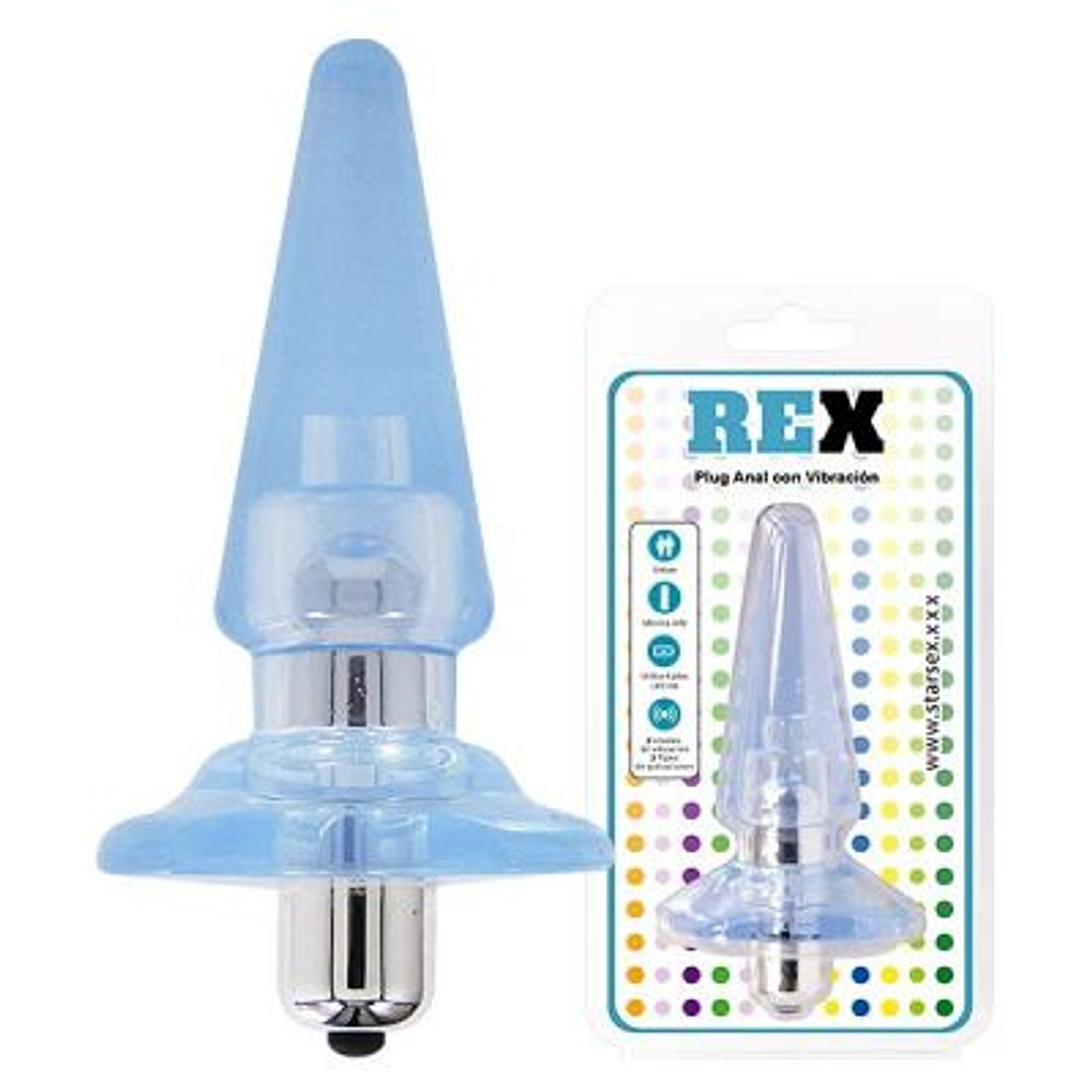 Plug Anal Vibrador Rex