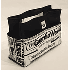 Organizador de Mala Reversível Tecido Noticias 3