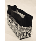 Organizador de Mala Reversível Tecido Noticias 4