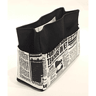 Organizador de Mala Reversível Tecido Noticias 5