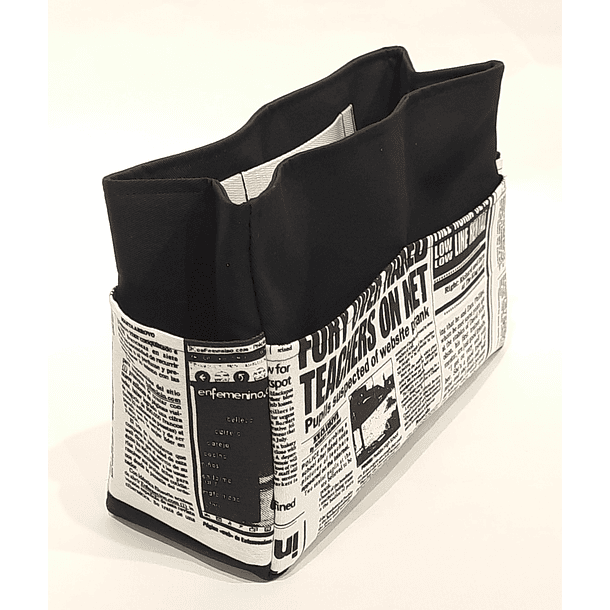 Organizador de Mala Reversível Tecido Noticias 5