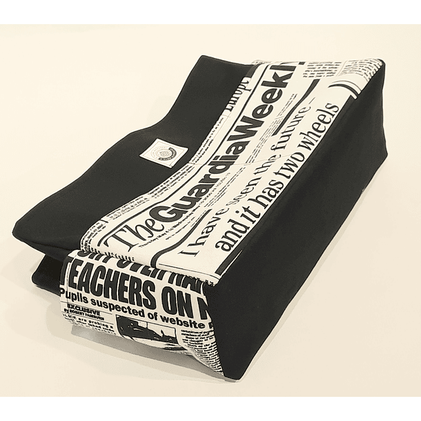 Organizador de Mala Reversível Tecido Noticias 6