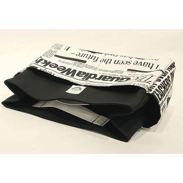 Organizador de Mala Reversível Tecido Noticias 7