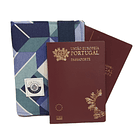 Capa para Dois Passaportes Azul 4
