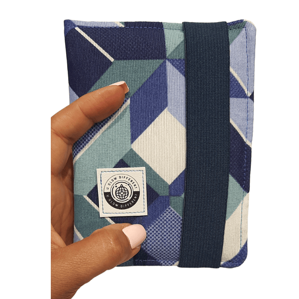 Capa para Dois Passaportes Azul 6