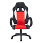 Silla Gamer Kyoto Roja Blanco Negro - Miniatura 2