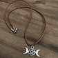 Collar Triple Luna con Pentáculo - Miniatura 1