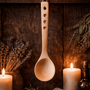 Cucharón de madera