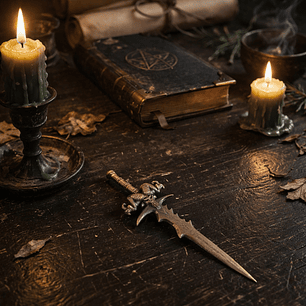 Daga de bronce Athame