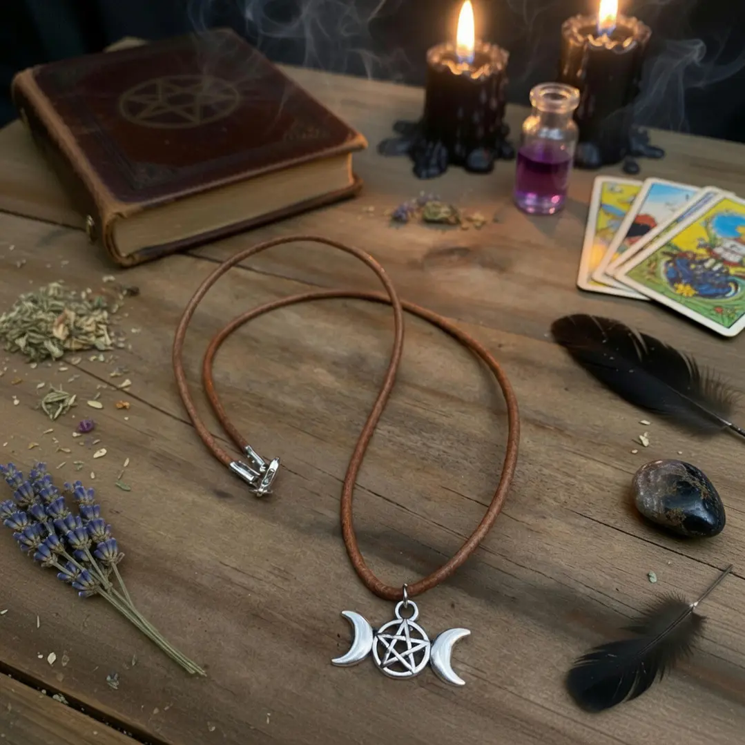 Collar triple luna  1