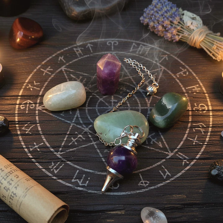 Péndulo de Amatista - forma de gota 1