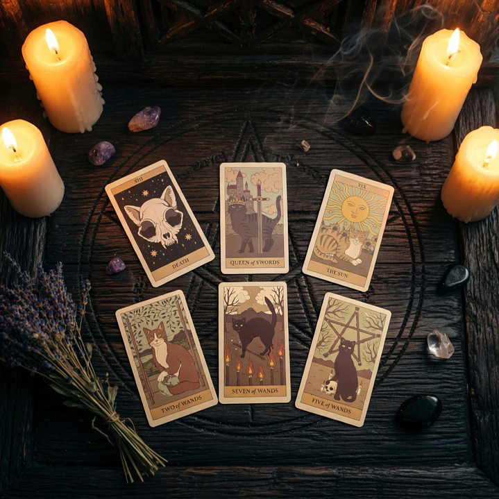 Tarot de gatos cats rule the earth 2