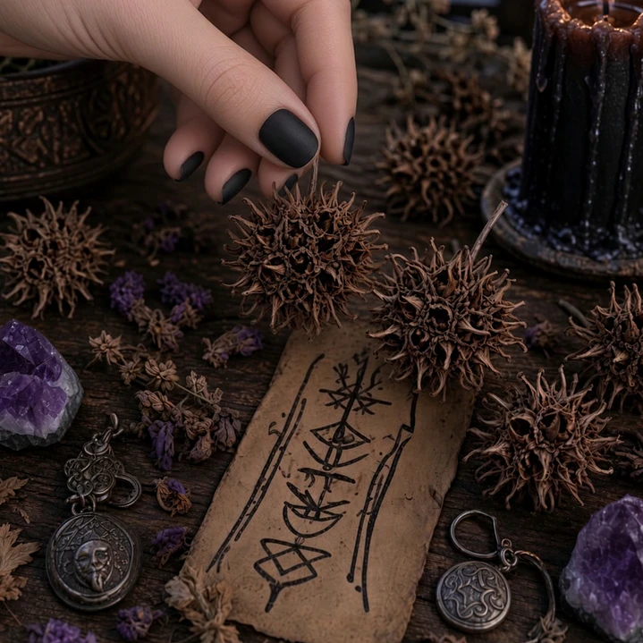 Witch’s burrs – Frutos de Liquidámbar 2