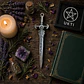 Athame- (daga) triple luna   - Miniatura 2