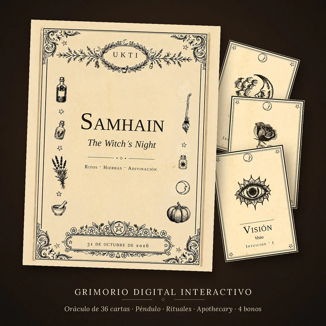 Samhain The Witch’s Night · Grimorio digital interactivo 1