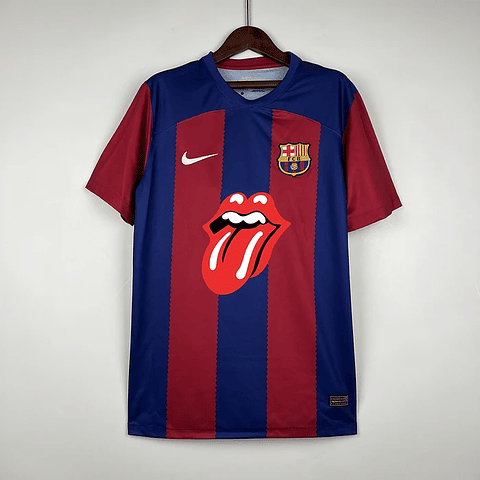 Barcelona Camisola Principal 2023/24 Edição Especial Rolling Stones