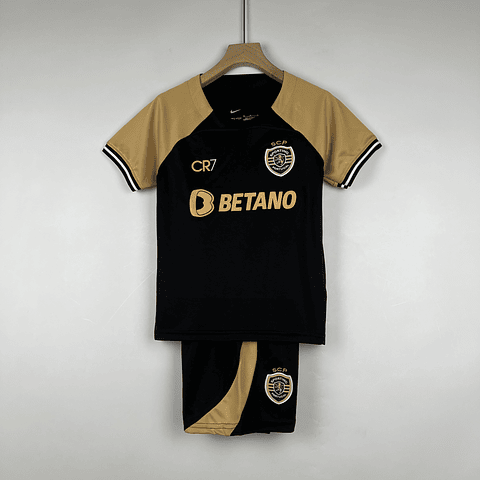 Sporting Terceiro Equipamento CR7 2023/24 Kit-Criança