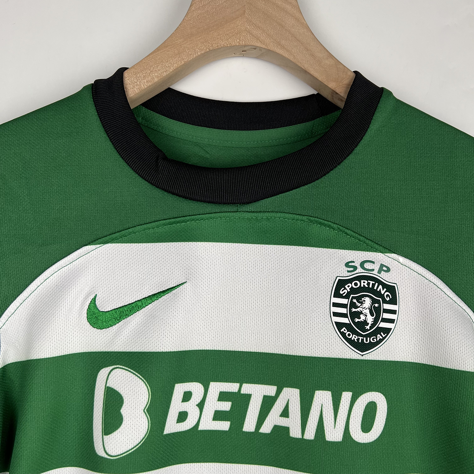 Sporting Equipamento Principal 2023/24 Kit-Criança 5