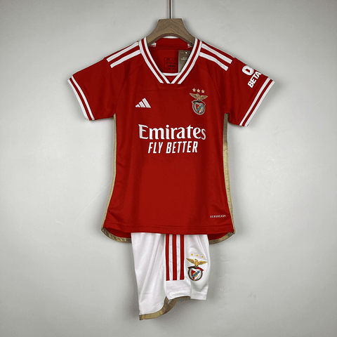 Benfica Equipamento Principal 2023/24 Kit Criança