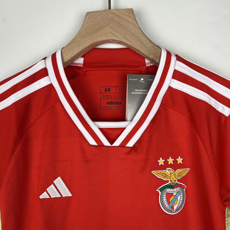 Benfica Equipamento Principal 2023/24 Kit Criança 4