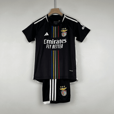 Benfica Equipamento Secundário  2023/24 Kit Criança