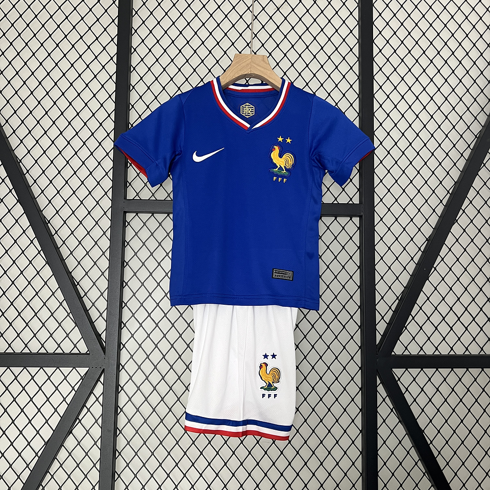 França Equipamento Principal Euro 2024 Kit Criança 1