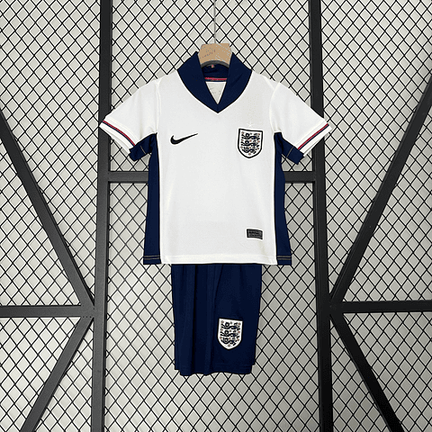 Inglaterra Equipamento Principal Euro 2024 Kit Criança