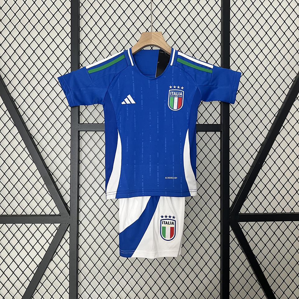 Italia Equipamento Principal Euro 2024 Kit Criança 1