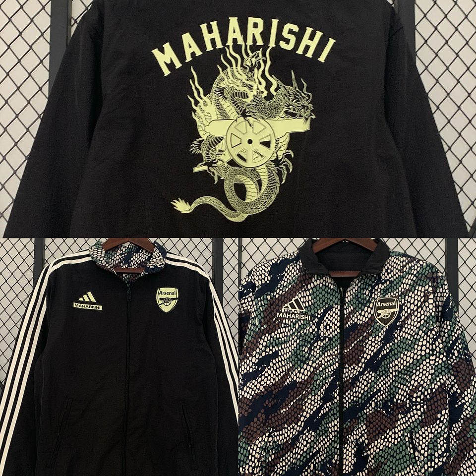 Arsenal Corta-Vento Reversível Maharishi 17