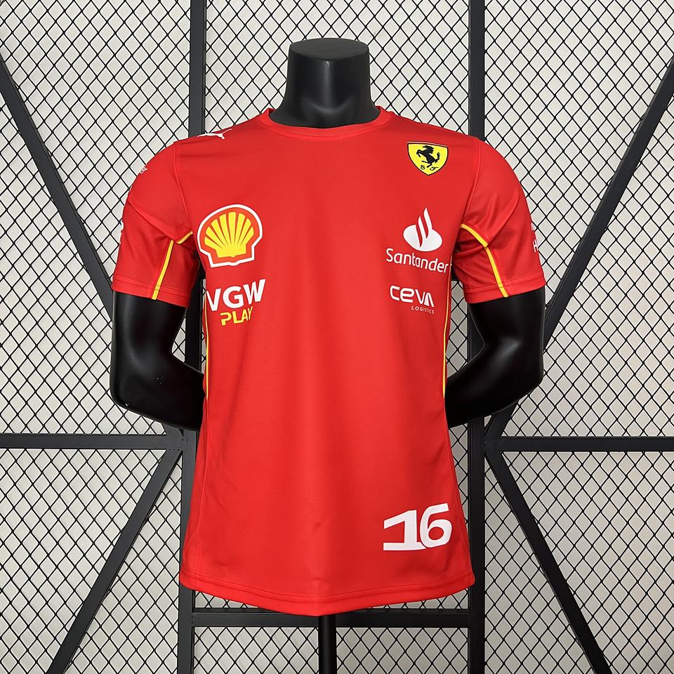 Ferrari T-Shirt Leclerc 2024 1