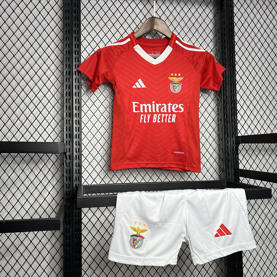 Benfica Equipamento Principal 2024/25 Kit Criança 1