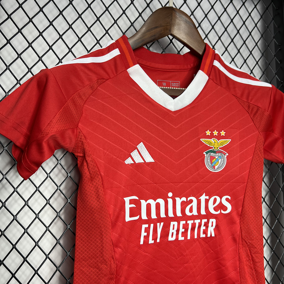 Benfica Equipamento Principal 2024/25 Kit Criança 3
