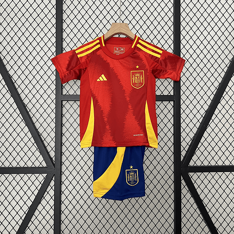 Espanha Equipamento Principal Euro 2024 Kit Criança