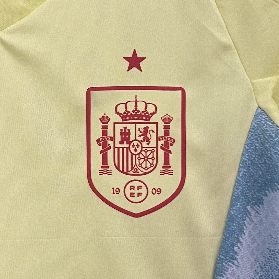 Espanha Equipamento Alternativo Euro 2024 Kit Criança 3