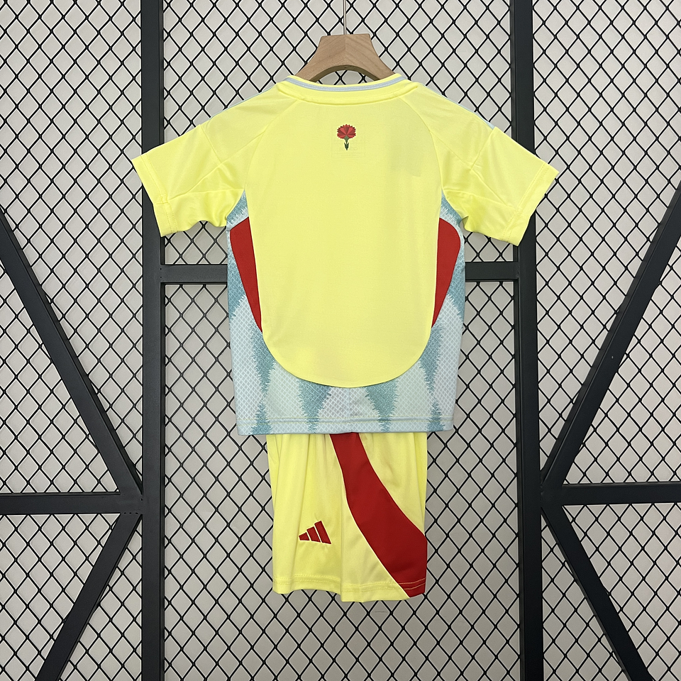 Espanha Equipamento Alternativo Euro 2024 Kit Criança 2
