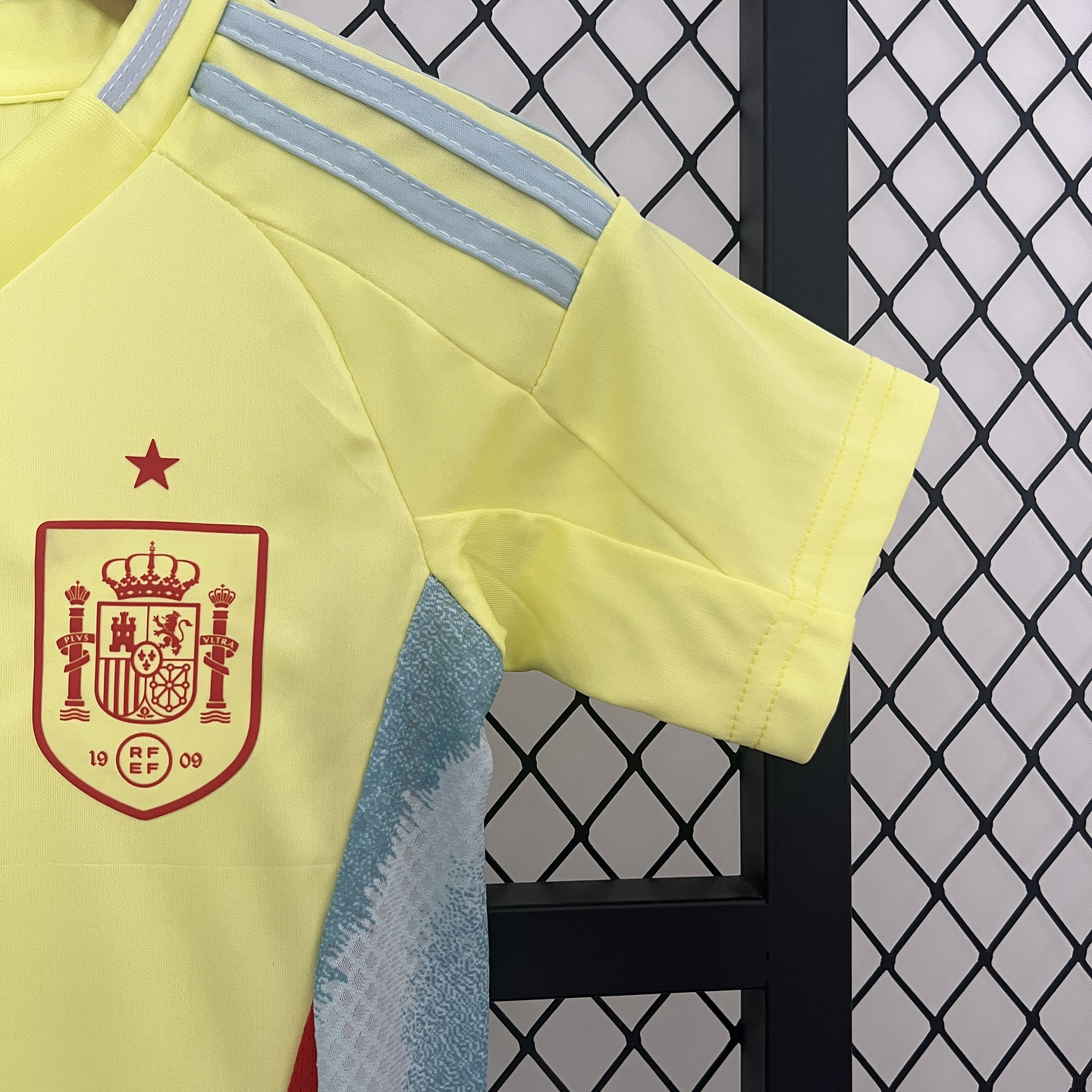 Espanha Equipamento Alternativo Euro 2024 Kit Criança 7