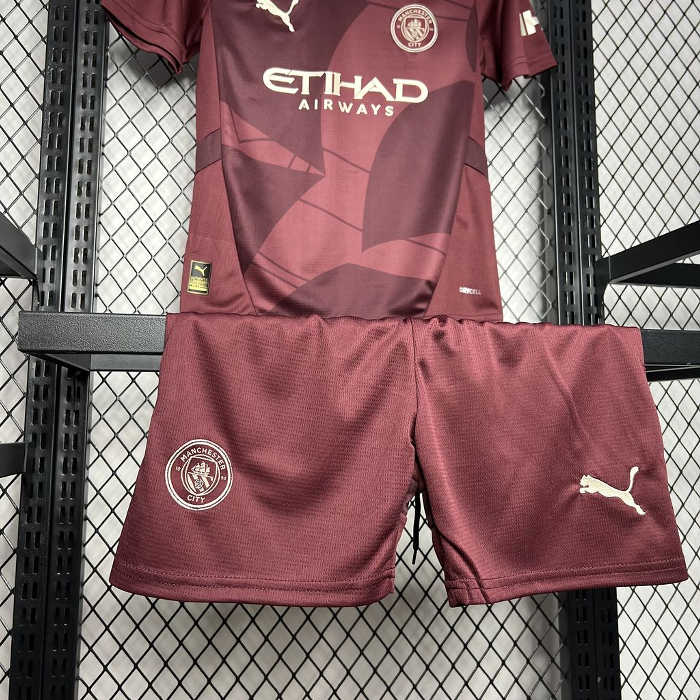 Manchester City  Terceiro Equipamento 2024/25 Kit Criança 5
